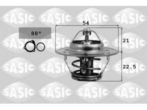 SASIC 9000391 termostatas, aušinimo skystis 
 Aušinimo sistema -> Termostatas/tarpiklis -> Thermostat
1452357, 21200BX000, 1338055