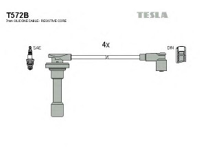 TESLA T572B uždegimo laido komplektas 
 Kibirkšties / kaitinamasis uždegimas -> Uždegimo laidai/jungtys
32722-PM7-000, 32722-PM7-020, 32722-PM7-B00