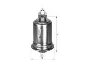UNIFLUX FILTERS XB334 kuro filtras 
 Techninės priežiūros dalys -> Papildomas remontas
25313811, MB957348, MR204132, 23300-74260