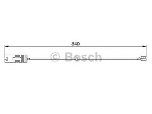 BOSCH 1 987 474 956 įspėjimo kontaktas, stabdžių trinkelių susidėvėjimas 
 Stabdžių sistema -> Susidėvėjimo indikatorius, stabdžių trinkelės
34 35 1 182 533