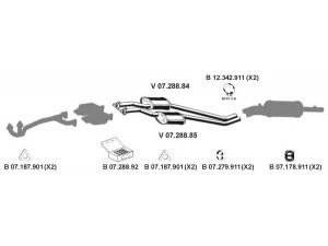 EBERSPÄCHER 072053 išmetimo sistema 
 Išmetimo sistema -> Išmetimo sistema, visa