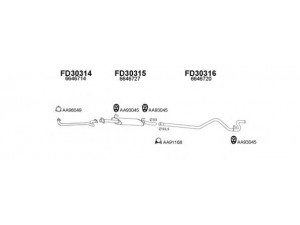 VENEPORTE 300148 išmetimo sistema 
 Išmetimo sistema -> Išmetimo sistema, visa