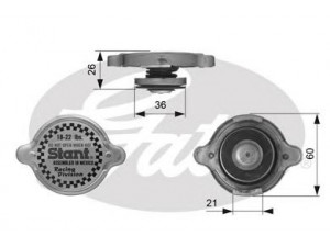 GATES RC10371 radiatoriaus dangtelis