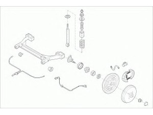 SACHS VW-POLO-RS003 vairavimo mechanizmas; rato pakaba 
 Ašies montavimas/vairavimo mechanizmas/ratai -> Prekių paieška pagal schemą