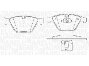 MAGNETI MARELLI 363916060581 stabdžių trinkelių rinkinys, diskinis stabdys 
 Techninės priežiūros dalys -> Papildomas remontas
34116794917