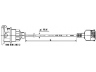 WABCO 449 112 120 0 sujungimo laidas, ABS
5058110870, 5811087, 58110870, 1505057