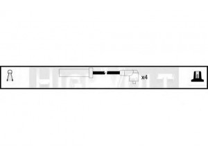STANDARD OEF081 uždegimo laido komplektas 
 Kibirkšties / kaitinamasis uždegimas -> Uždegimo laidai/jungtys
6917237080, 9617237080, 5967.L3