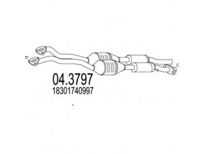 MTS 04.3797 katalizatoriaus keitiklis 
 Išmetimo sistema -> Katalizatoriaus keitiklis
18301740997