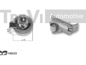 TREVI AUTOMOTIVE KD1346 paskirstymo diržo komplektas 
 Techninės priežiūros dalys -> Papildomas remontas