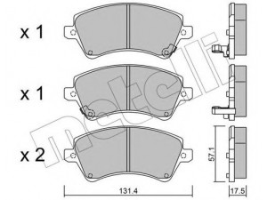 METELLI 22-0446-0 stabdžių trinkelių rinkinys, diskinis stabdys 
 Techninės priežiūros dalys -> Papildomas remontas
04465-02061, 04465-02130