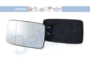 JOHNS 95 38 37-83 veidrodėlio stiklas, išorinis veidrodėlis 
 Kėbulas -> Keleivių kabina -> Veidrodėlis
1H1 857 521C