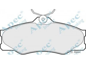 APEC braking PAD518 stabdžių trinkelių rinkinys, diskinis stabdys 
 Techninės priežiūros dalys -> Papildomas remontas
251698151C, 251698151F