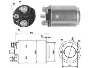 MAGNETI MARELLI 940113050080 solenoidinis jungiklis, starteris