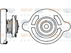 HELLA 8MY 376 742-221 dangtelis, radiatorius
944.106.257.00