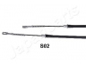 JAPANPARTS BC-S02 trosas, stovėjimo stabdys 
 Stabdžių sistema -> Valdymo svirtys/trosai
49010-08102