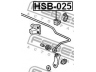 FEBEST HSB-025 skersinio stabilizatoriaus įvorių komplektas 
 Ašies montavimas/vairavimo mechanizmas/ratai -> Stabilizatorius/fiksatoriai -> Sklendės
52315-SR3-000