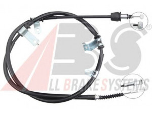 A.B.S. K12094 trosas, stovėjimo stabdys 
 Stabdžių sistema -> Valdymo svirtys/trosai
597702B000
