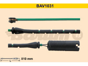 BARUM BAV1031 įspėjimo kontaktas, stabdžių trinkelių susidėvėjimas 
 Stabdžių sistema -> Susidėvėjimo indikatorius, stabdžių trinkelės
34 35 2 227 385