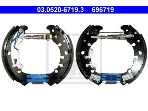 ATE 03.0520-6719.3 stabdžių trinkelių komplektas 
 Techninės priežiūros dalys -> Papildomas remontas
