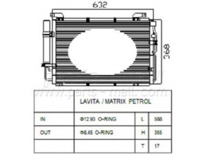 PARTS-MALL PXNCA-009 kondensatorius, oro kondicionierius 
 Oro kondicionavimas -> Kondensatorius
9760617000, 9760617001