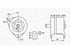 MAGNETI MARELLI 063324157010 kintamosios srovės generatorius 
 Elektros įranga -> Kint. sr. generatorius/dalys -> Kintamosios srovės generatorius
SA401, SA403, SA407, 54022349, YLE10011