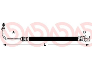 BREMBO T 61 089 stabdžių žarnelė 
 Stabdžių sistema -> Stabdžių žarnelės
480689, 1987481264, 172476B, BFH5639