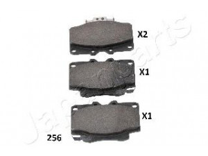 JAPANPARTS PA-256AF stabdžių trinkelių rinkinys, diskinis stabdys 
 Techninės priežiūros dalys -> Papildomas remontas
04465-YZZAX, 04491-60110
