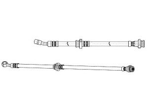 CEF 512641 stabdžių žarnelė 
 Stabdžių sistema -> Stabdžių žarnelės
462100M010, 462100M011