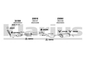 KLARIUS 931382E išmetimo sistema