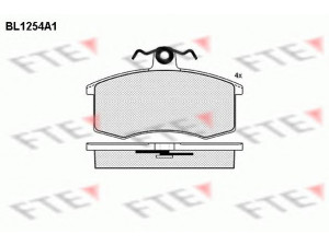 FTE BL1254A1 stabdžių trinkelių rinkinys, diskinis stabdys 
 Techninės priežiūros dalys -> Papildomas remontas
2108-350 1089, 2108-350 1090, 2108-350 1090