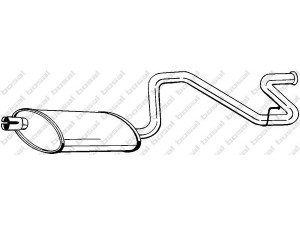 BOSAL 281-867 galinis duslintuvas 
 Išmetimo sistema -> Duslintuvas
1013125, 7228740