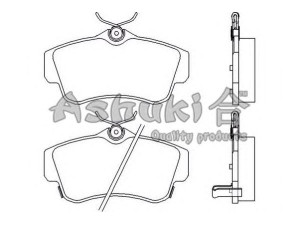 ASHUKI US104201 stabdžių trinkelių rinkinys, diskinis stabdys 
 Techninės priežiūros dalys -> Papildomas remontas
05017843AA, 05017857AA, 05083853AA