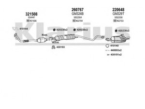 KLARIUS 391030E išmetimo sistema 
 Išmetimo sistema -> Išmetimo sistema, visa