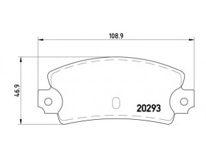 BREMBO P 23 008 stabdžių trinkelių rinkinys, diskinis stabdys 
 Techninės priežiūros dalys -> Papildomas remontas
5888545, 82303076, 82315603