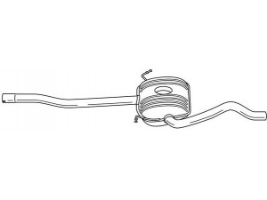 AKS DASIS SG60454 vidurinis duslintuvas