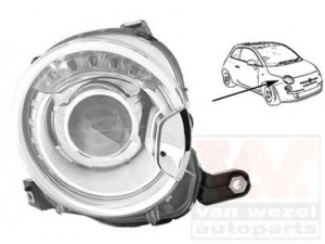 VAN WEZEL 1604986 priekinis žibintas 
 Kėbulas -> Priekinis žibintas/dalys -> Priekinis žibintas/įterp.
51844936