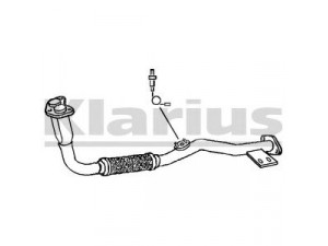 KLARIUS 301732 išleidimo kolektorius 
 Išmetimo sistema -> Išmetimo vamzdžiai
174101A130