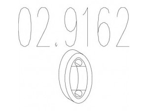 MTS 02.9162 atraminis buferis, triukšmo slopintuvas 
 Išmetimo sistema -> Surinkimo dalys -> Atskiros surinkimo dalys -> Guminė apsauga
GEX7338