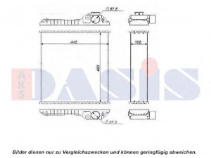 AKS DASIS 440609N radiatorius, variklio aušinimas