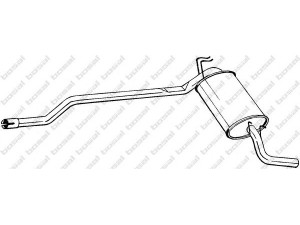 BOSAL 283-073 galinis duslintuvas 
 Išmetimo sistema -> Duslintuvas
SE.021.115.315.E