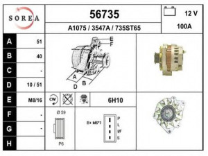 EAI 56735 kintamosios srovės generatorius