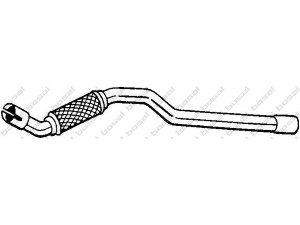 BOSAL 780-001 išleidimo kolektorius 
 Išmetimo sistema -> Išmetimo vamzdžiai
24460891, 58 54 301