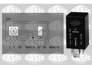 SASIC 9316007 relė, kaitinimo žvakių sistema
