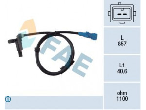 FAE 78022 jutiklis, rato greitis 
 Elektros įranga -> Jutikliai
4545.77, 4545.79