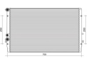 MAGNETI MARELLI 350213845000 radiatorius, variklio aušinimas 
 Aušinimo sistema -> Radiatorius/alyvos aušintuvas -> Radiatorius/dalys
1J0.121.253 AC, 1J0121253AC
