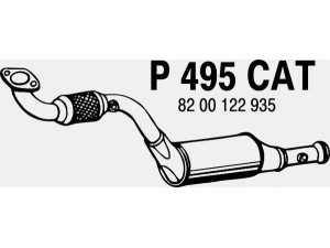 FENNO P495CAT katalizatoriaus keitiklis 
 Išmetimo sistema -> Katalizatoriaus keitiklis
BM90745H, 7700847363, 8300122935