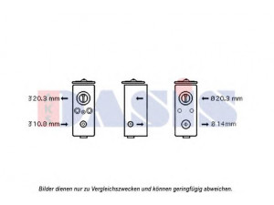 AKS DASIS 840232N išsiplėtimo vožtuvas, oro kondicionavimas
04796464, 4796464