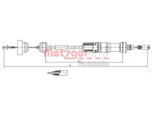 METZGER 11.3922 sankabos trosas 
 Sankaba/dalys -> Sankabos valdymas -> Sankabos trosas
1476638080, 1480346080, 2150.T1