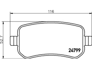 MINTEX MDB2380 stabdžių trinkelių rinkinys, diskinis stabdys 
 Techninės priežiūros dalys -> Papildomas remontas
3F2Z2200AA, 5F2Z2200AA
