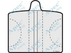 APEC braking PAD168 stabdžių trinkelių rinkinys, diskinis stabdys 
 Techninės priežiūros dalys -> Papildomas remontas
113395241, 113430200, 113430201